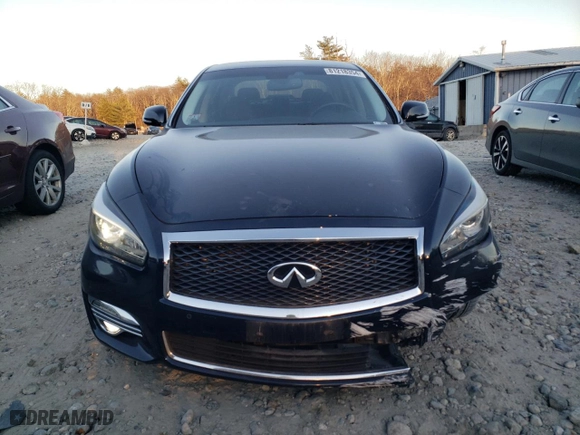 2017 Infiniti Q70L 3.7 with VIN JN1BY1PR8HM210249, listed as a Copart auction lot 81218354 with 161,419 mi miles and Salvage Title. Bid and sale history available at carsss.com. Image 5.