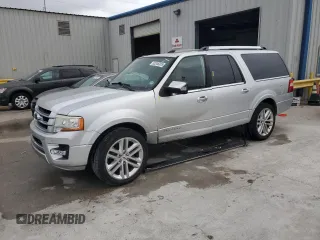 2017 Ford Expedition Max Platinum z VIN 1FMJK1LT2HEA43694, wystawiony jako Copart lot #53246305 z przebiegiem 52 926 mil mil oraz Szkoda całkowita • Salvage title. Historia ofert i sprzedaży dostępna na DreamBid. Obrazek 1.