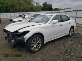 2013 Infiniti M with VIN JN1BY1AR6DM605131, listed as a Copart auction lot 72324654 with 78,548 mi miles and Salvage Title. Bid and sale history available at DreamBid. Image 1.