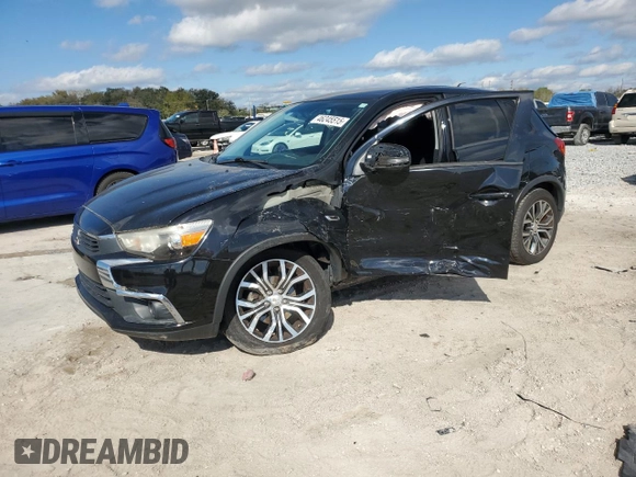 2016 Mitsubishi Outlander Sport 2.0 ES with VIN JA4AP3AU6GZ057869, listed as a Copart auction lot 46245515 with 135,167 mi miles and Salvage Title. Bid and sale history available at carsss.com. Image 1.