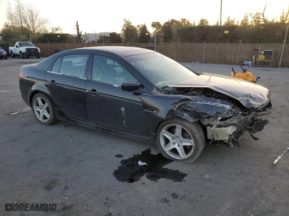 2006 Acura TL with VIN 19UUA66236A058490, listed as a Copart auction lot 43248795 with NaN miles and Salvage Title. Bid and sale history available at carsss.com. Image 4.