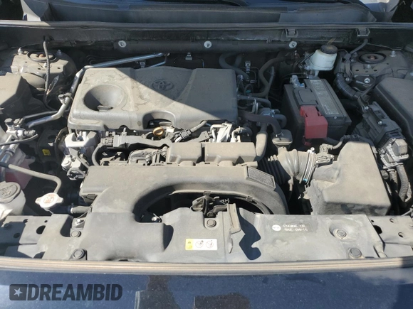 2019 Toyota RAV4 Adventure with VIN 2T3J1RFV6KC001694, listed as a Copart auction lot 58218745 with 69,646 mi miles and Salvage title. Bid and sale history available at DreamBid. Image 12.