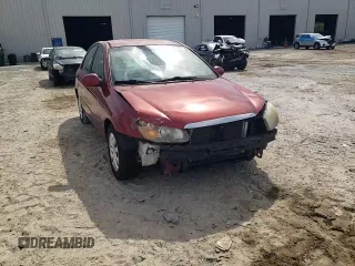 2009 Kia Spectra EX with VIN KNAFE221195634069, listed as a Copart auction lot 46187164 with 180,655 mi miles and Salvage Title. Bid and sale history available at carsss.com. Image 12.