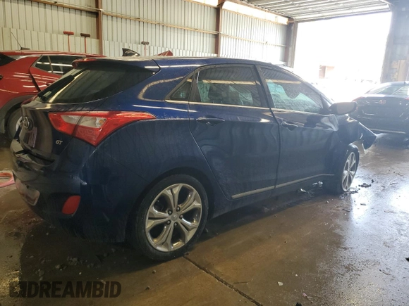 2013 Hyundai Elantra with VIN KMHD35LE0DU047861, listed as a Copart auction lot 59015785 with 55,733 mi miles and Salvage title. Bid and sale history available at DreamBid. Image 3.