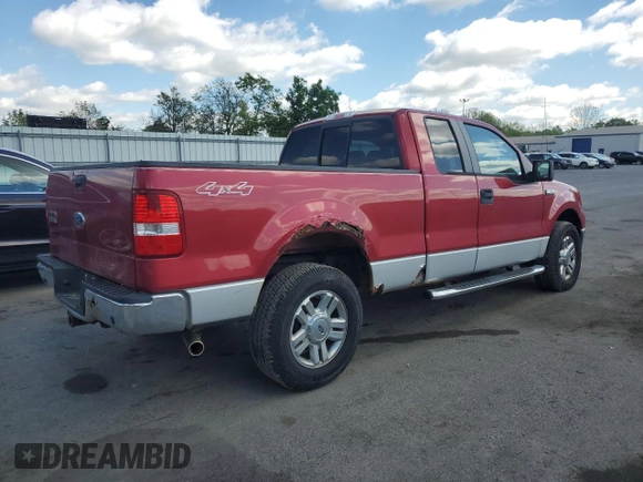 2008 Ford F-150 STX with VIN 1FTRX14W48FA50562, listed as a Copart auction lot 56163265 with 121,496 mi miles and Clean title. Bid and sale history available at DreamBid. Image 3.