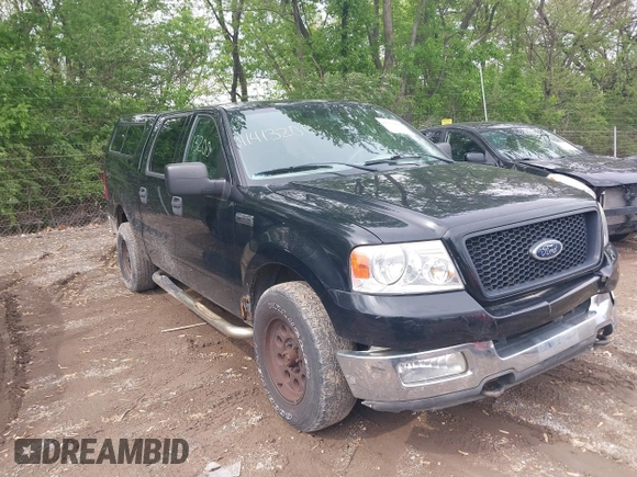2004 Ford F-150 XLT with VIN 1FTRW14W04KC68874, listed as a IAAI auction lot 42159087 with 134,141 mi miles. Bid and sale history available at carsss.com. Image 1.