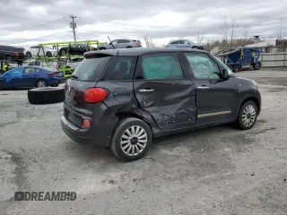 2015 FIAT 500L Lounge with VIN ZFBCFACH4FZ033464, listed as a Copart auction lot 53490295 with 169,288 mi miles and Salvage Title. Bid and sale history available at DreamBid. Image 3.
