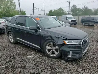 2020 Audi Q7 Premium with VIN WA1AJAF78LD011590, listed as a Copart auction lot 57129915 with 75,401 mi miles and Salvage title. Bid and sale history available at DreamBid. Image 14.