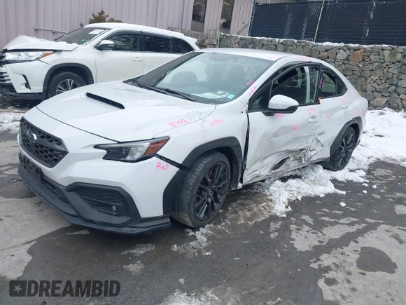 2022 Subaru WRX Premium with VIN JF1VBAH63N8033295, listed as a IAAI auction lot 41535260 with 36,397 mi miles. Bid and sale history available at carsss.com. Image 2.