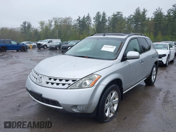 2007 Nissan Murano SL with VIN JN8AZ08W27W652598, listed as a IAAI auction lot 42231449 with 161,458 mi miles and . Bid and sale history available at DreamBid. Image 2.