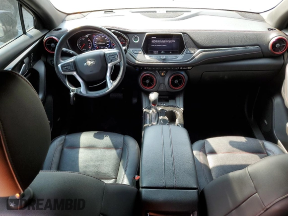 2020 Chevrolet Blazer RS with VIN 3GNKBERS2LS602195, listed as a Copart auction lot 59052535 with 81,371 mi miles and Salvage title. Bid and sale history available at DreamBid. Image 8.