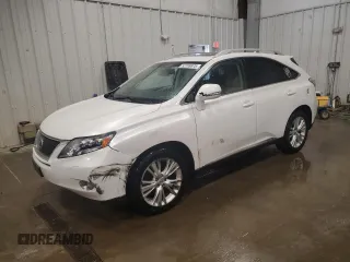 2010 Lexus RX 450h with VIN JTJBC1BA6A2414849, listed as a Copart auction lot 52789975 with 263,280 mi miles and Non Repairable. Bid and sale history available at DreamBid. Image 1.