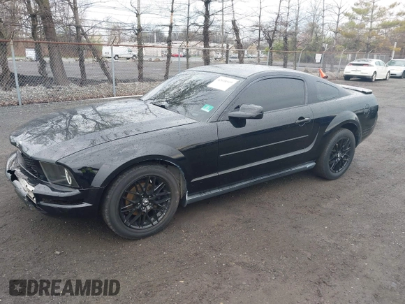 2008 Ford Mustang Deluxe with VIN 1ZVHT80N885204464, listed as a IAAI auction lot 42038519 with 200,912 mi miles. Bid and sale history available at carsss.com. Image 2.