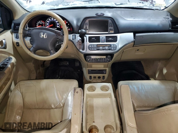 2009 Honda Odyssey EX-L with VIN 5FNRL38739B407617, listed as a Copart auction lot 43949295 with 248,461 mi miles and Salvage Title. Bid and sale history available at DreamBid. Image 8.