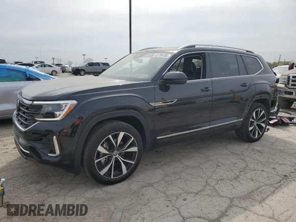 2025 Volkswagen Atlas SEL Premium R-Line z VIN 1V2FR2CA8SC512394, wystawiony jako Copart lot #52799785 z przebiegiem 1 780 mil mil oraz Szkoda całkowita • Salvage title. Historia ofert i sprzedaży dostępna na DreamBid. Obrazek 1.