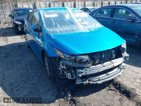 2021 Toyota Prius LE with VIN JTDKAMFP1M3166050, listed as a IAAI auction lot 41831145 with 54,350 mi miles and . Bid and sale history available at DreamBid. Image 1.