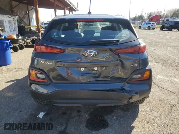 2020 Hyundai Kona SE with VIN KM8K1CAA8LU516985, listed as a Copart auction lot 48658125 with 35,107 mi miles and Salvage Title. Bid and sale history available at carsss.com. Image 6.