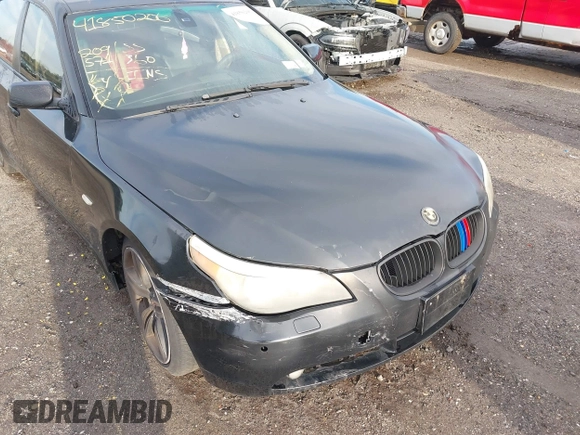 2007 BMW 5 Series 525i with VIN WBANE535X7CW59611, listed as a IAAI auction lot 41850206 with 209,571 mi miles and . Bid and sale history available at carsss.com. Image 6.