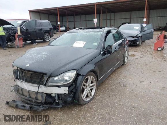 2013 Mercedes-Benz C-Class C 250 Sport with VIN WDDGF4HB3DA783072, listed as a IAAI auction lot 41948220 with 1 mi miles. Bid and sale history available at carsss.com. Image 6.