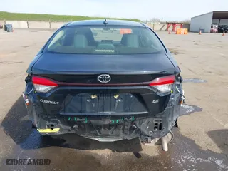 2020 Toyota Corolla LE with VIN JTDEPRAE7LJ042552, listed as a IAAI auction lot 41771581 with 119,568 mi miles. Bid and sale history available at carsss.com. Image 6.