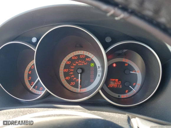 2008 Mazda Mazda3 s Sport with VIN JM1BK343X81147831, listed as a Copart auction lot 44816355 with 207,911 mi miles and Salvage Title. Bid and sale history available at carsss.com. Image 9.