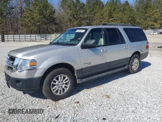 2007 Ford Expedition EL XLT with VIN 1FMFK15577LA21026, listed as a Copart auction lot 43594955 with 187,414 mi miles and Salvage Title. Bid and sale history available at carsss.com. Image 1.