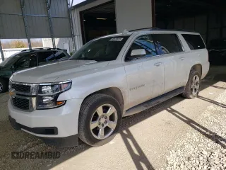 2017 Chevrolet Suburban LT with VIN 1GNSKHKC1HR346288, listed as a Copart auction lot 46529015 with 172,256 mi miles and Salvage Title. Bid and sale history available at carsss.com. Image 1.
