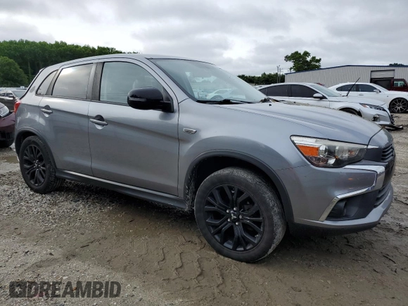 2017 Mitsubishi Outlander ES with VIN JA4AR3AU7HZ038405, listed as a Copart auction lot 58776075 with 172,089 mi miles and Salvage title. Bid and sale history available at DreamBid. Image 4.