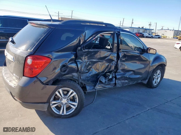 2013 Chevrolet Equinox LT with VIN 2GNALDEK9D6129694, listed as a Copart auction lot 46813915 with 107,764 mi miles and Salvage Title. Bid and sale history available at carsss.com. Image 3.