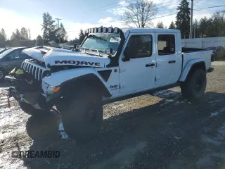 2021 Jeep Gladiator Mojave with VIN 1C6JJTEG7ML581050, listed as a Copart auction lot 44040585 with 36,024 mi miles and Salvage Title. Bid and sale history available at DreamBid. Image 1.