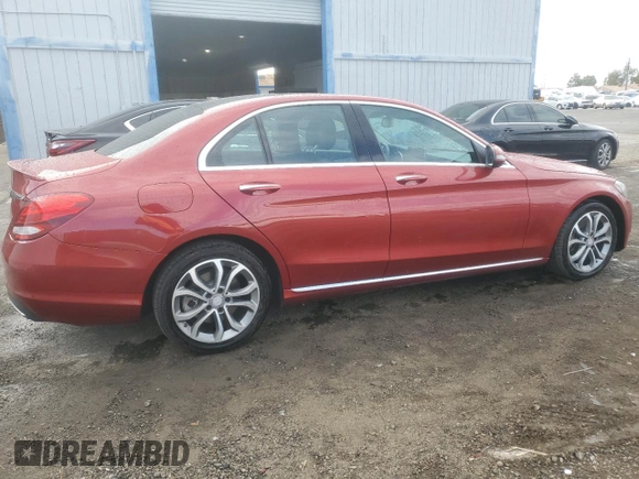 2016 Mercedes-Benz C 300 with VIN 55SWF4JB8GU178264, listed as a Copart auction lot 53858895 with 101,199 mi miles and Clean Title. Bid and sale history available at carsss.com. Image 3.