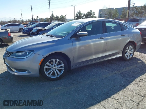 2015 Chrysler 200 Limited with VIN 1C3CCCAB0FN747068, listed as a IAAI auction lot 41681719 with 151,656 mi miles and . Bid and sale history available at DreamBid. Image 2.