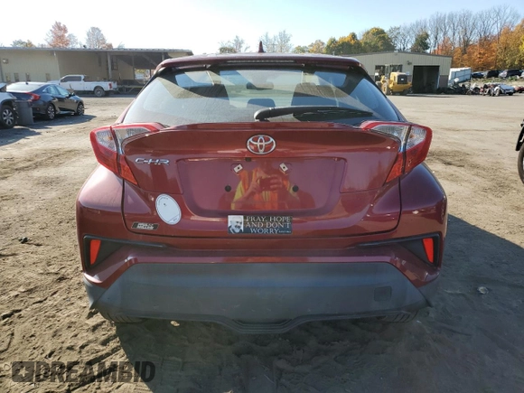 2018 Toyota C-HR XLE with VIN NMTKHMBX7JR046425, listed as a Copart auction lot 76963494 with 19,283 mi miles and Salvage Title. Bid and sale history available at DreamBid. Image 6.