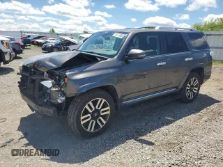 2016 Toyota 4Runner Limited with VIN JTEBU5JR7G5383032, listed as a Copart auction lot 55777695 with 91,824 mi miles and Salvage title. Bid and sale history available at DreamBid. Image 1.