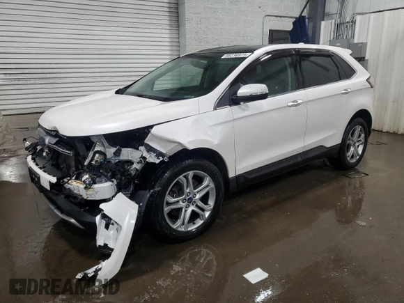 2016 Ford Edge Titanium with VIN 2FMPK4K86GBC48759, listed as a Copart auction lot 88236975 with 152,911 mi miles and Salvage Title. Bid and sale history available at carsss.com. Image 1.