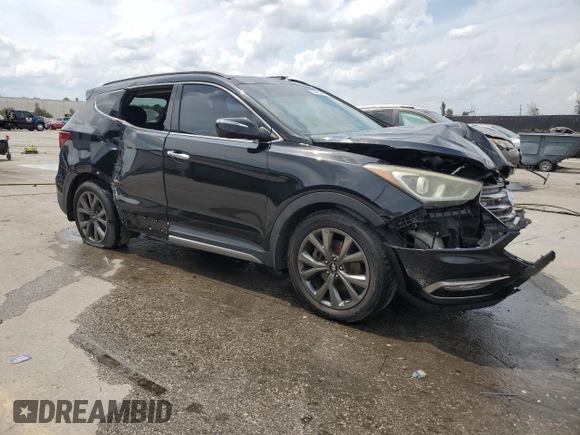 2017 Hyundai Santa Fe Ultimate z VIN 5XYZW4LA2HG457853, wystawiony jako Copart lot #55932495 z przebiegiem 150 461 mil mil oraz Szkoda całkowita • Salvage title. Historia ofert i sprzedaży dostępna na DreamBid. Obrazek 4.