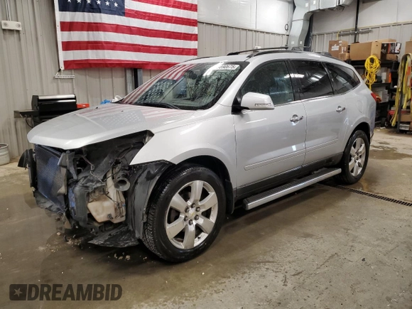 2012 Chevrolet Traverse 1LT z VIN 1GNKVGED5CJ150531, wystawiony jako Copart lot #53890675 z przebiegiem 187 702 mil mil oraz Czysty tytuł • Clean title. Historia ofert i sprzedaży dostępna na DreamBid. Obrazek 1.