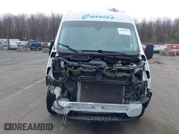 2019 Ford Transit with VIN 1FTYR2CM1KKA03886, listed as a IAAI auction lot 42060822 with 140,305 mi miles. Bid and sale history available at carsss.com. Image 6.