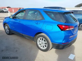 2024 Chevrolet Equinox LS with VIN 3GNAXHEG1RL170296, listed as a IAAI auction lot 41626954 with 36,780 mi miles. Bid and sale history available at carsss.com. Image 3.