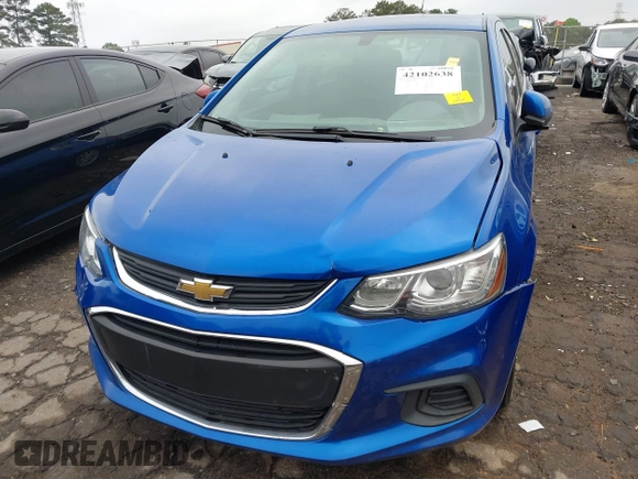 2017 Chevrolet Sonic LT with VIN 1G1JD5SHXH4107546, listed as a IAAI auction lot 42102638 with 93,867 mi miles and . Bid and sale history available at DreamBid. Image 6.