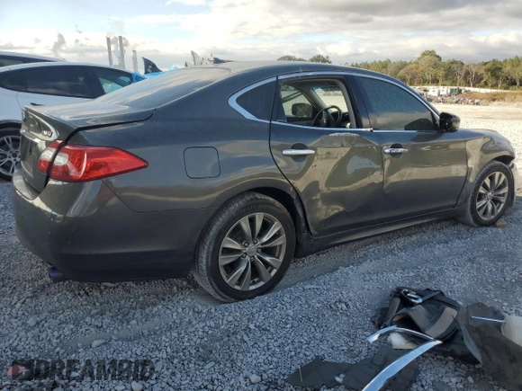 2013 Infiniti M37 with VIN JN1BY1AP6DM513757, listed as a Copart auction lot 79410424 with 0 mi miles and Salvage Title. Bid and sale history available at carsss.com. Image 3.