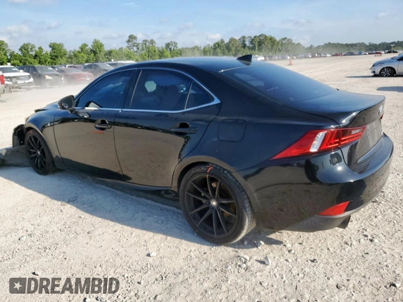 2014 Lexus IS 250 with VIN JTHBF1D25E5019919, listed as a Copart auction lot 58667425 with 154,400 mi miles and Salvage title. Bid and sale history available at DreamBid. Image 2.