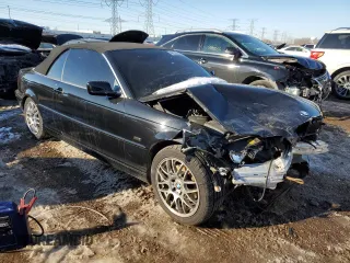 2002 BMW 3 Series 325Ci with VIN WBABS33432JY42568, listed as a Copart auction lot 46232065 with 91,310 mi miles and Salvage Title. Bid and sale history available at carsss.com. Image 4.
