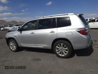 2010 Toyota Highlander Limited with VIN JTEJW3EH9A2040341, listed as a Copart auction lot 56343995 with 123,364 mi miles and Salvage title. Bid and sale history available at DreamBid. Image 2.