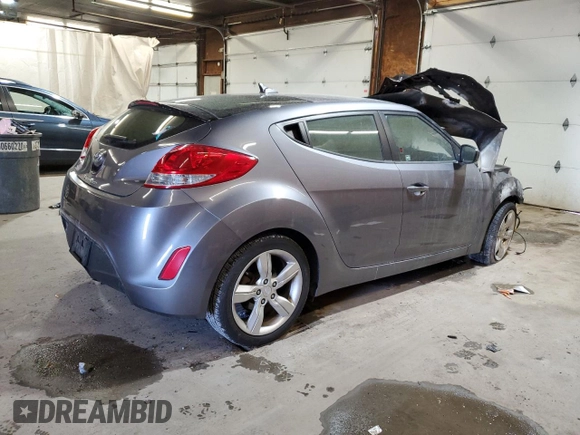 2013 Hyundai Veloster w/Black Int с VIN KMHTC6AD7DU162534, выставлен на аукционе Copart как лот 54061425 с пробегом Не указан миль и Списание • Salvage title. История ставок и продаж доступна на DreamBid. Изображение 3.