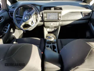 2021 Nissan LEAF SV Plus with VIN 1N4BZ1CV3MC551268, listed as a Copart auction lot 79765144 with 39,592 mi miles and Salvage title. Bid and sale history available at DreamBid. Image 8.