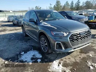 2023 Audi Q5 S line Premium with VIN WA1GAAFY8P2178097, listed as a Copart auction lot 42190525 with 11,436 mi miles and Salvage Title. Bid and sale history available at carsss.com. Image 12.