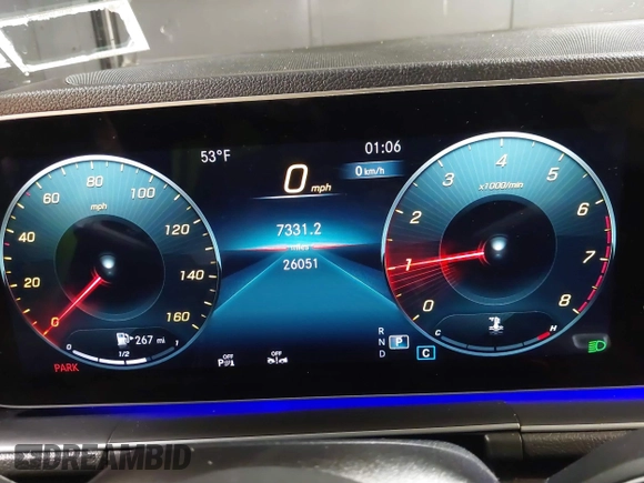2021 Mercedes-Benz GLE 350 with VIN 4JGFB4KB3MA389495, listed as a IAAI auction lot 41717074 with 26,051 mi miles and . Bid and sale history available at DreamBid. Image 7.