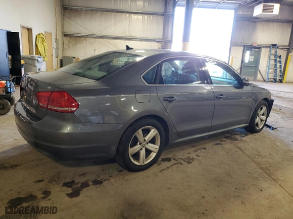 2013 Volkswagen Passat SE with VIN 1VWBP7A30DC112644, listed as a Copart auction lot 48055235 with 68,975 mi miles and Salvage Title. Bid and sale history available at carsss.com. Image 3.