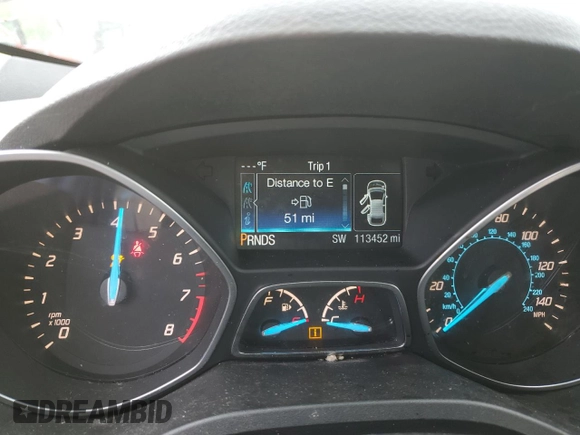 2015 Ford Escape Titanium with VIN 1FMCU9J99FUC22925, listed as a Copart auction lot 56871275 with 113,452 mi miles and Non Repairable. Bid and sale history available at DreamBid. Image 9.